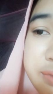 Nisa jilbab pink jembut lebat