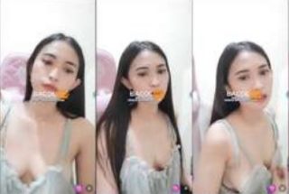 Kak Mychaa Live Sexy No Bra Remas Tipis2